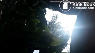 Latín girl shitting delicious diahrrea outside