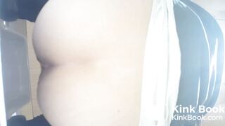 The beautiful Chinese girl has diarrhea