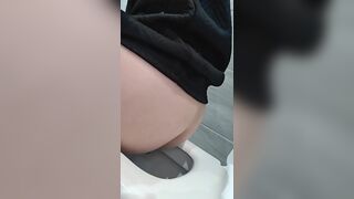 Girl pooping. Random ... video.