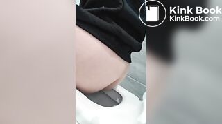 Girl pooping. Random ... video.
