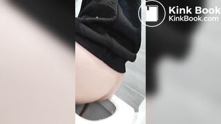 Girl pooping. Random ... video.