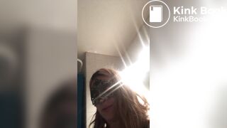 ... poops inside her toilet