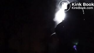 OUTDOOR SCAT AT NIGHT