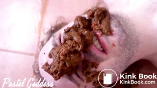 BBW Goddess uses her toilet slave