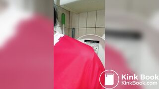 Same asian chick shits and shows it off