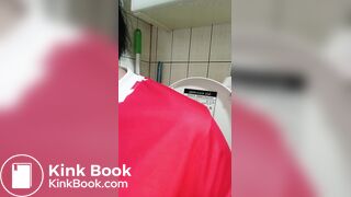 Same asian chick shits and shows it off