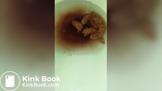 Same asian chick shits and shows it off