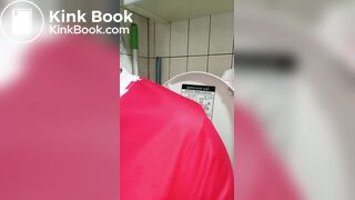 Same asian chick shits and shows it off