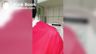 Same asian chick shits and shows it off