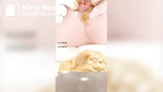 Chinese girl spread asshole scat - video 2