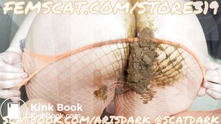 Heavy pantypoop @scatdark