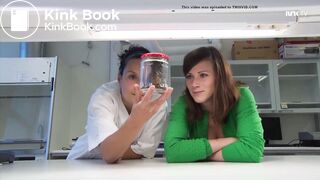 Nordic reporter defecates in a jar