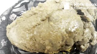 Huge bulge in thin black panties