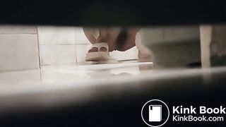 More videos of this beauty Thin sexy teen pooping voyer