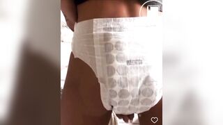 Diaper pull up poop - video 2