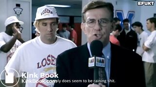 Girl gives herself enema by champagne at the beach