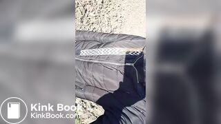 Ragazza italiana fa una bella cagata in natura