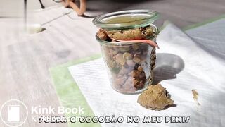 Dutch Babe Has a Jar of Poop For Us