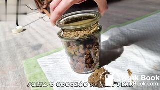 Dutch Babe Has a Jar of Poop For Us
