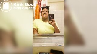 ♥️BEAUTIFUL EBONY GAL SCAT SNACK ATTACK♥️