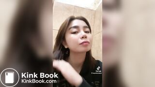 doing a tiktok while pooping