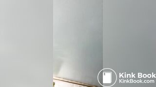 She dropt a MONSTER log into the toilet bowl