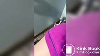 She dropt a MONSTER log into the toilet bowl