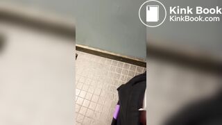 She dropt a MONSTER log into the toilet bowl