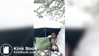 Chinese mistress outdoor scat