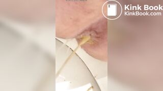 Girl diarrhea in toilet - video 9