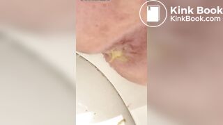 Girl diarrhea in toilet - video 9