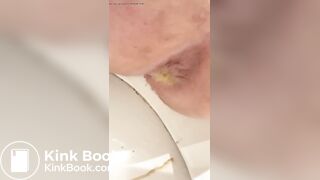 Girl diarrhea in toilet - video 9