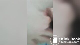 Girl pooping on toilet - video 169