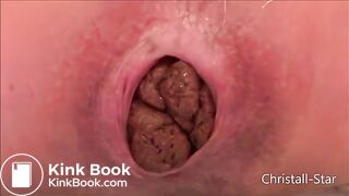 german girl pooping on toilet