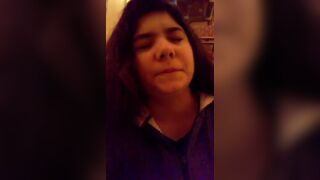 Beautiful girl pooping vlog