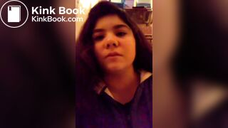 Beautiful girl pooping vlog