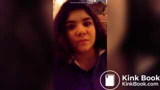 Beautiful girl pooping vlog