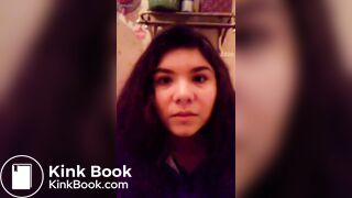 Beautiful girl pooping vlog