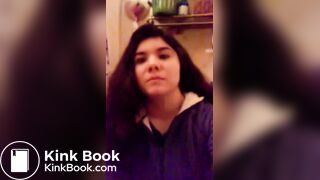 Beautiful girl pooping vlog