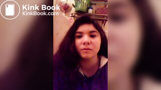 Beautiful girl pooping vlog