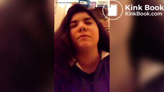 Beautiful girl pooping vlog