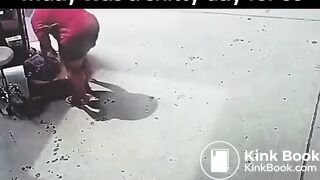 Woman has a poop accident in store