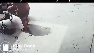 Woman has a poop accident in store