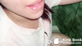 she needs anal sex to poop(piss enema)