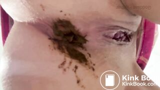 Goddess Unloads Mega Log on Your Face