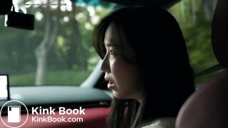 Korean girls poop outside car