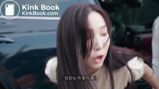 Korean girls poop outside car