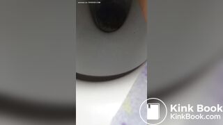 girl pooping selfie - video 2