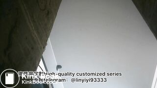 Beautiful girl poops in the toilet 63