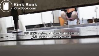 Beautiful girl poops in the toilet 64